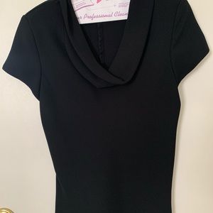 Two piece black dress